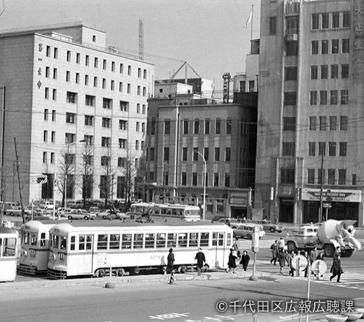 Business district along Hibiya Street